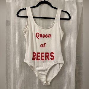 TLR THE LAUNDRY ROOM “Queen of Beers” Bodysuit
